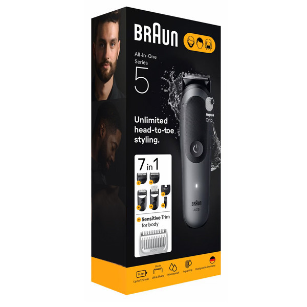 ماشین اصلاح موی صورت شارژی براون مدل AIO5520