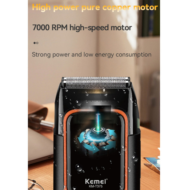 ماشین اصلاح موی صورت شارژی کیمی مدل KM-T375