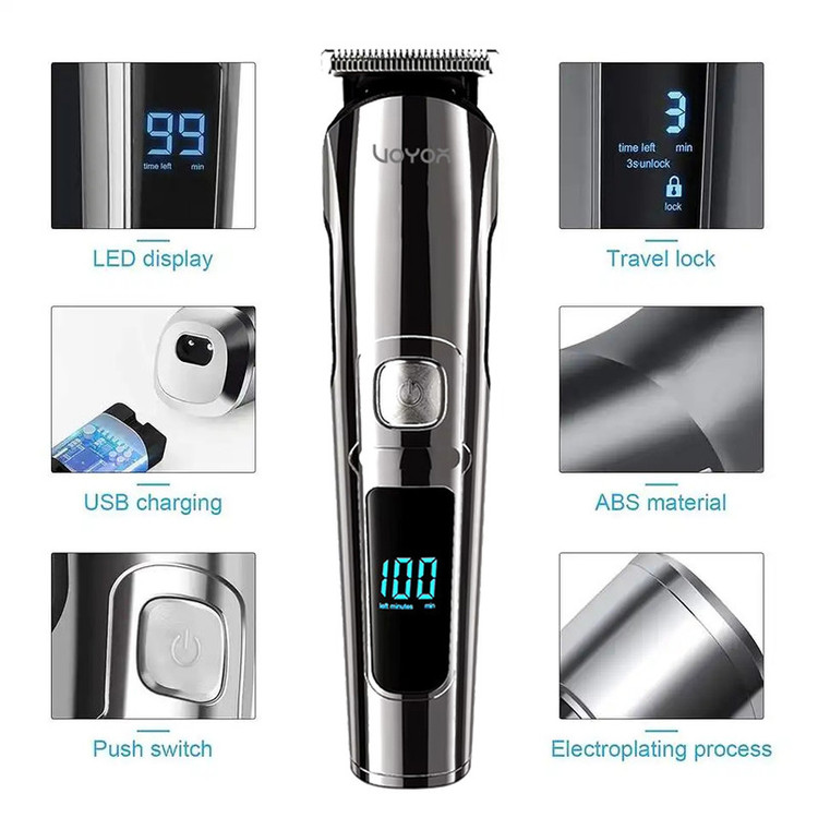 ماشین اصلاح موی سر و صورت شارژی وویور مدل FK-8688T