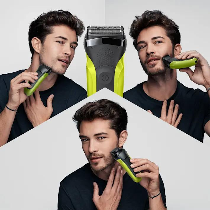 ماشین اصلاح موی صورت براون شارژی مدل S3 300BT