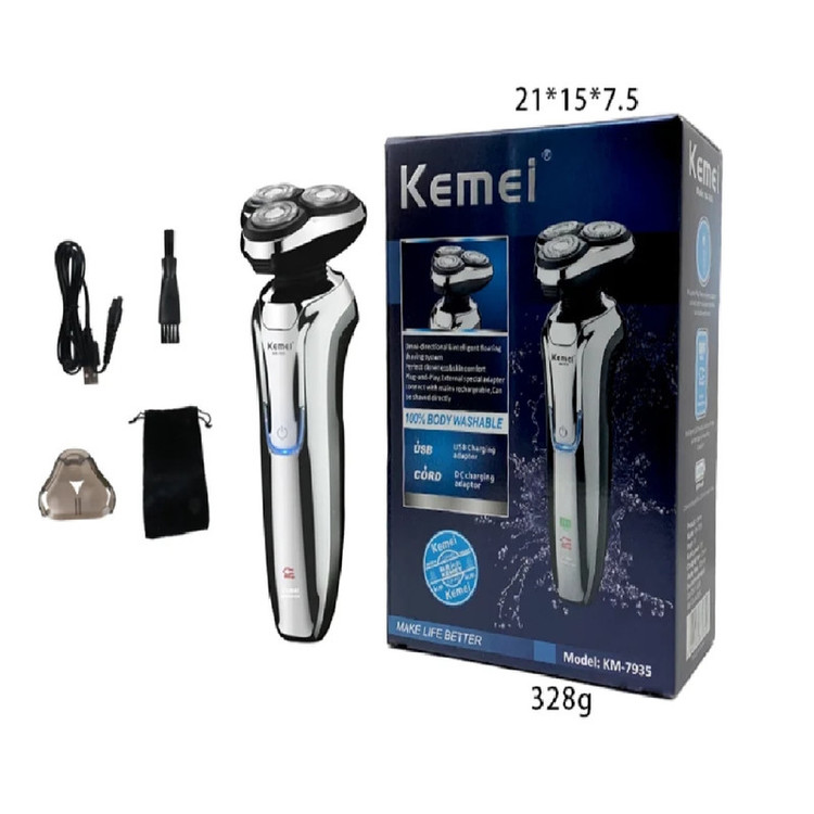 ماشین اصلاح موی صورت شارژی کیمی مدل km 7935