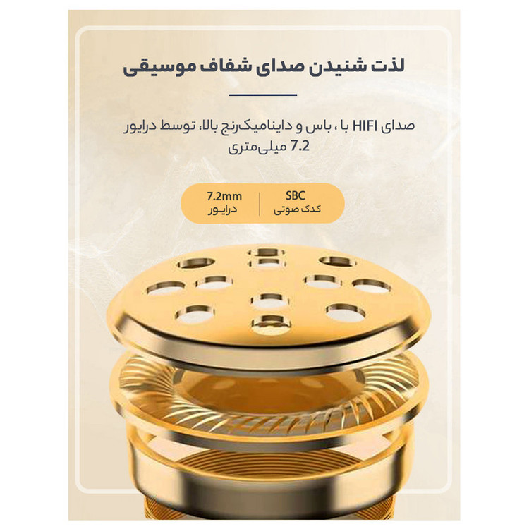 هدفون بلوتوثی کیو سی وای مدل T13 TWS - طرح فروش چکی