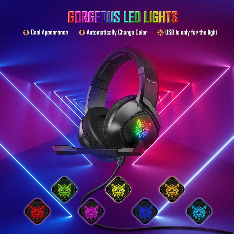 هدفون گیمینگ اونیکوما مدل K19 Professional