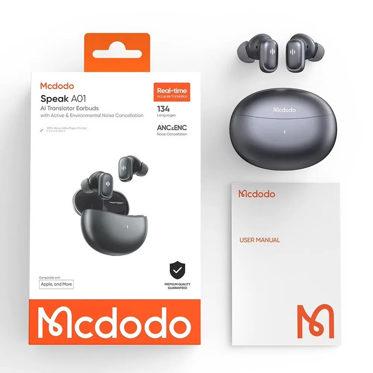 هدفون بلوتوثی مک دودو مدل Earbuds AI Translator HP-8220