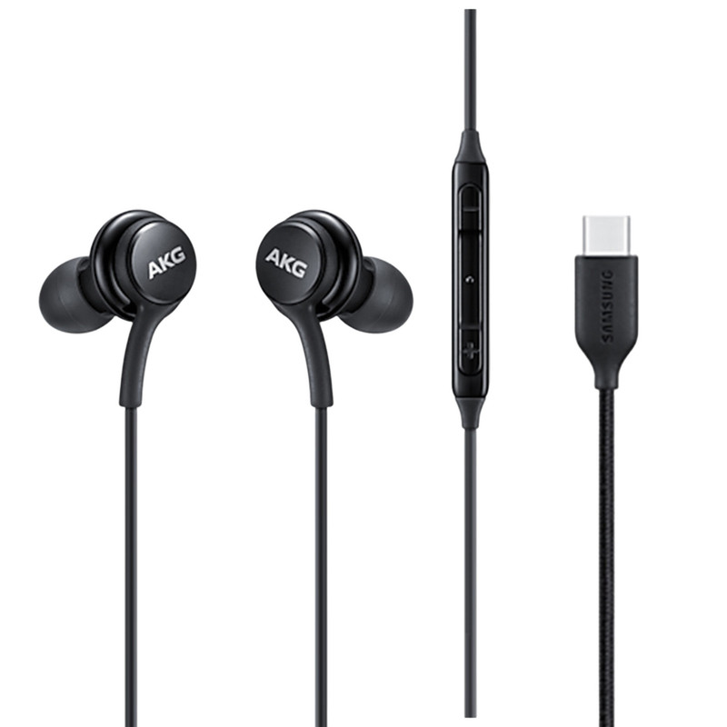 هندزفری  مدل AKG-EO-IC100 دو گوشی، با رابط USB Type-C، مناسب برای مکالمه