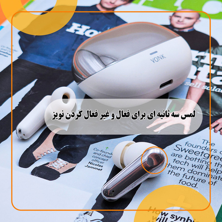 هدفون بلوتوثی وونک مدل M36 ENC