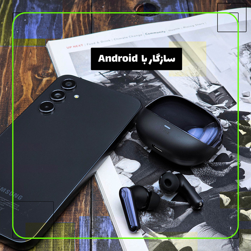 هدفون بلوتوثی وونک مدل M36 ENC