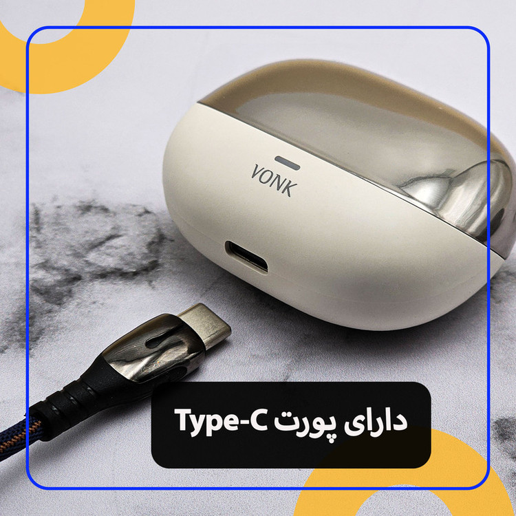 هدفون بلوتوثی وونک مدل M36 ENC