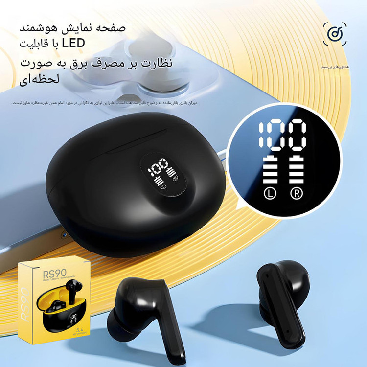 هدفون بلوتوثی TWS مدل RS90