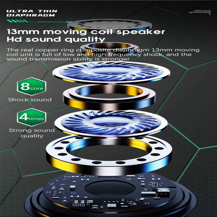 هدفون گیمینگ بلوتوثی ریمکس مدل G58 TWS