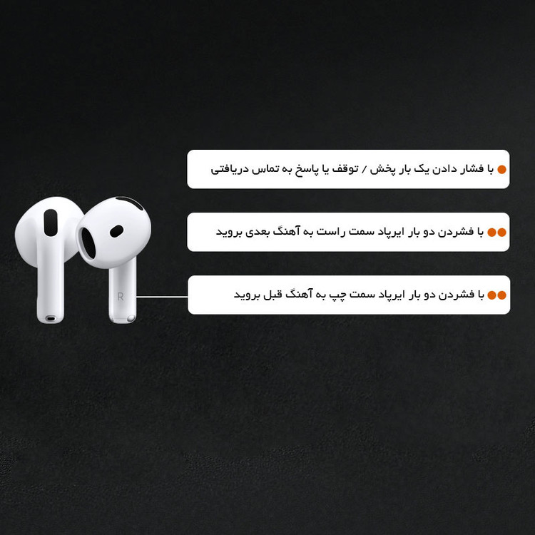 هدفون بلوتوثی وونک مدل TWS 4 - LB