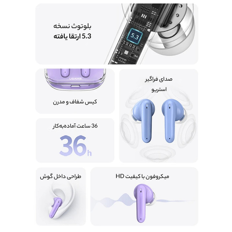 هدفون بلوتوثی یوسمز مدل BE16