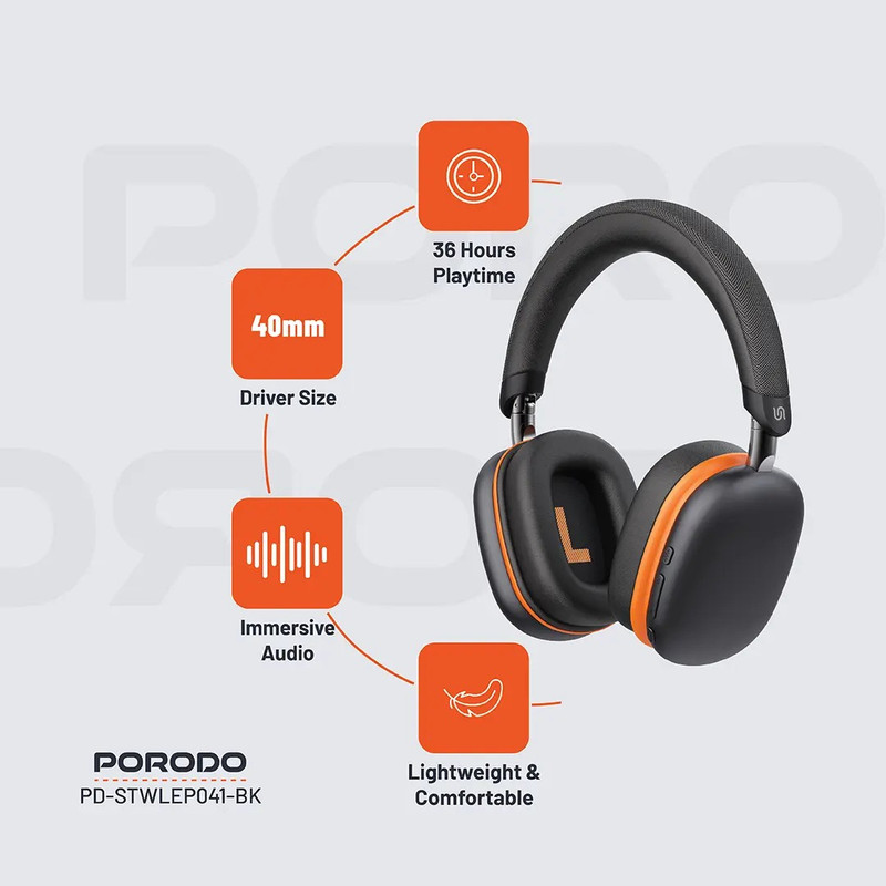 هدفون بلوتوثی پرودو مدل Vibe PD-STWLEP041-CR