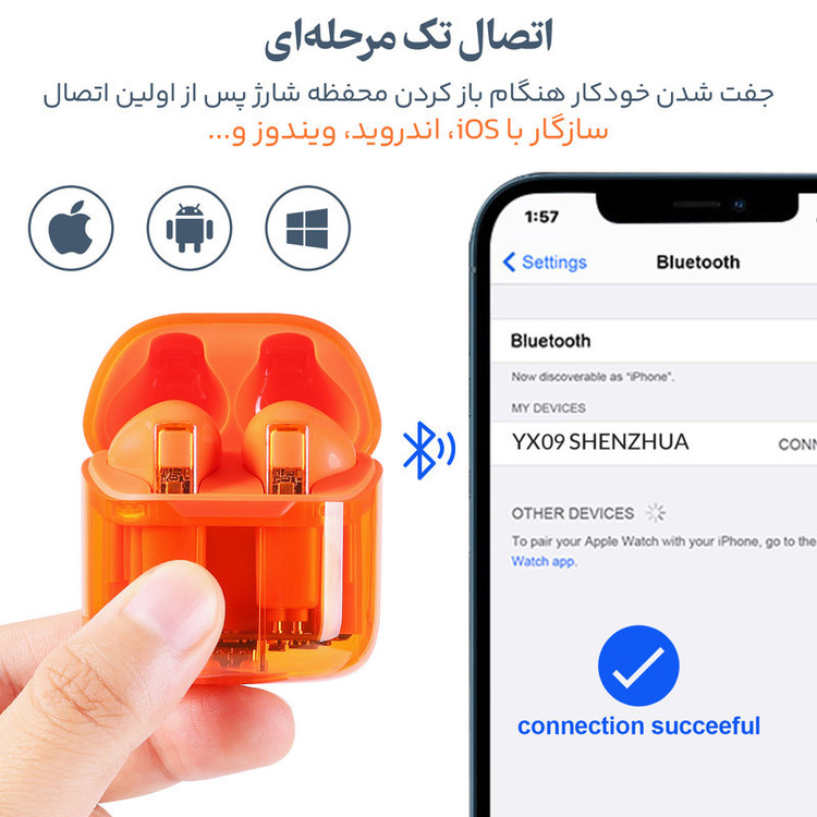 هندزفری بلوتوثی مدل YX09tws5.3