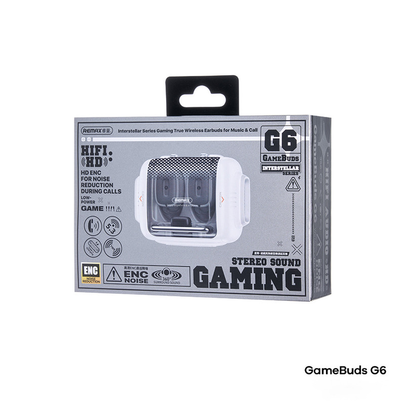 هدفون بلوتوثی ریمکس مدل GameBuds G6