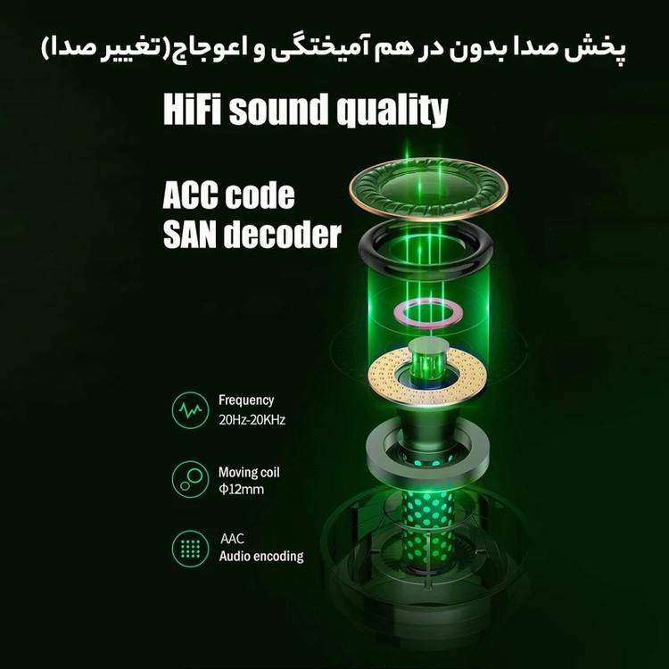 هدفون بلوتوثی دوپریم مدل k55 pro+ 2025