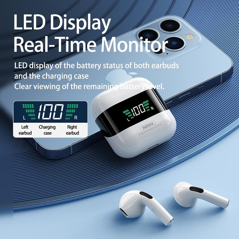 هدفون بلوتوثی ریمکس مدل TWS-10 PLUS