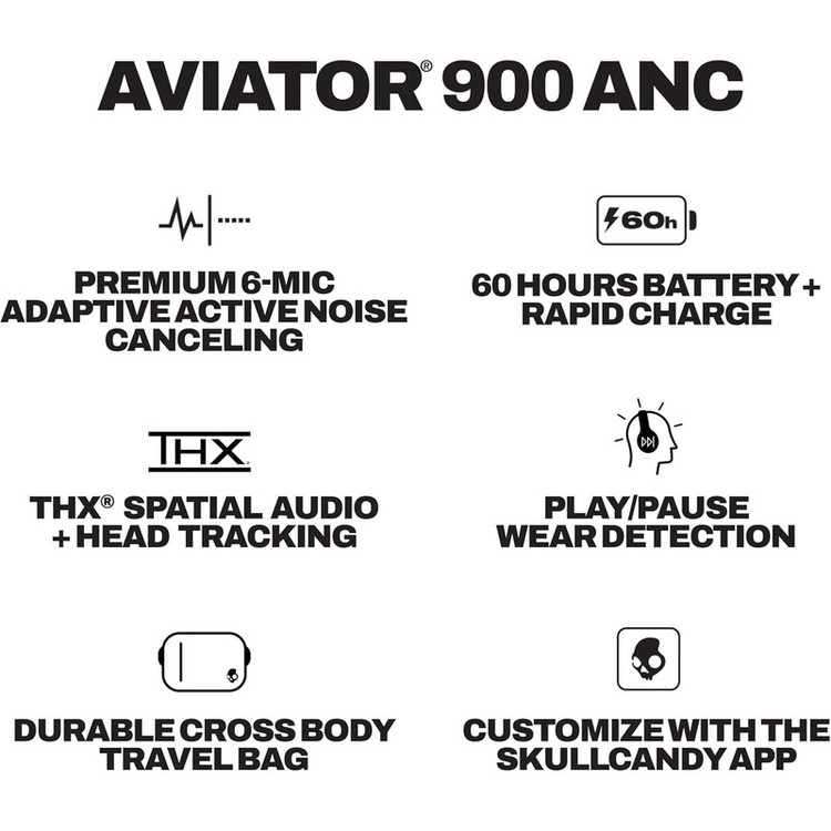 هدست بی سیم اسکال کندی مدل Aviator 900 ANC