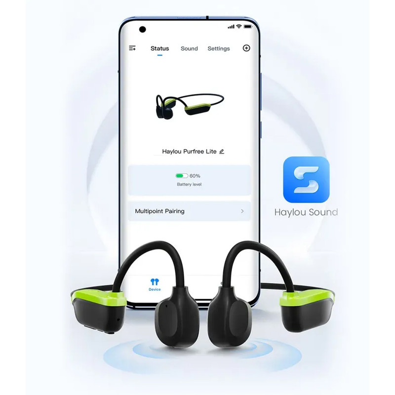 هدفون بلوتوثی گردنی هایلو مدل PurFree Lite