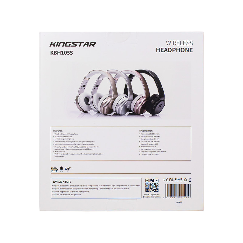 هدست بی سیم کینگ استار مدل KBH105S