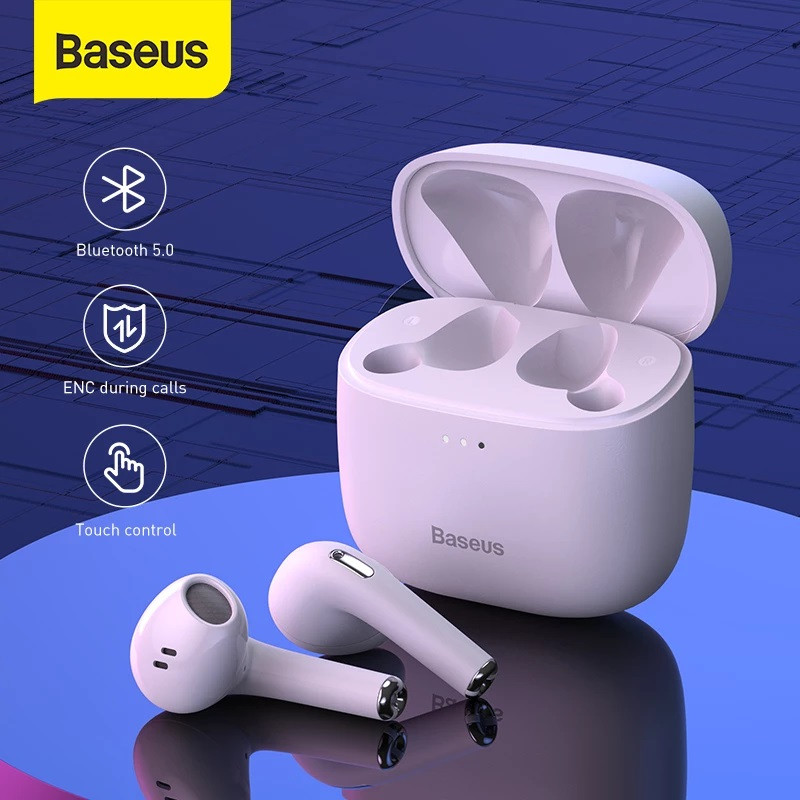 هدفون بی سیم باسئوس مدل MAH Baseus bowie E8 True Wireless Earfones NGE8-01