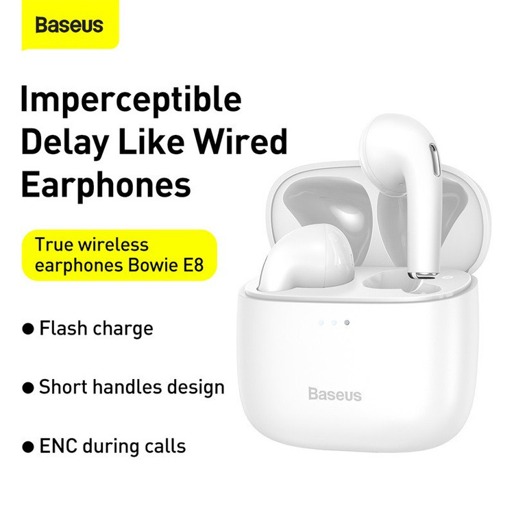 هدفون بی سیم باسئوس مدل MAH Baseus bowie E8 True Wireless Earfones NGE8-01