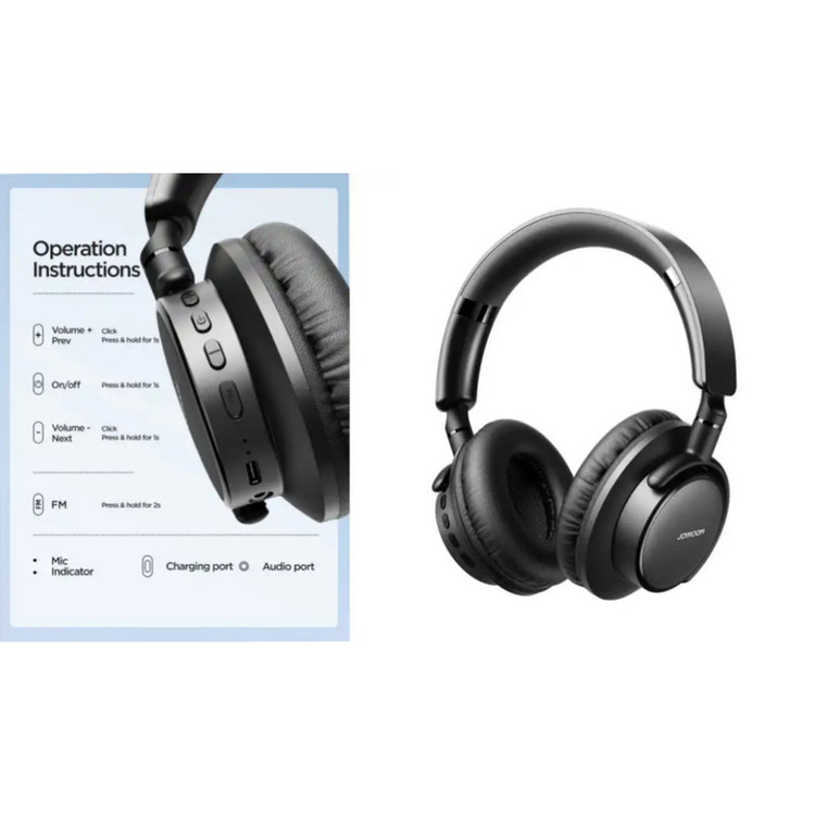 هدست بلوتوثی جوی روم مدل Wireless Headphone OH1 Bt V5.0