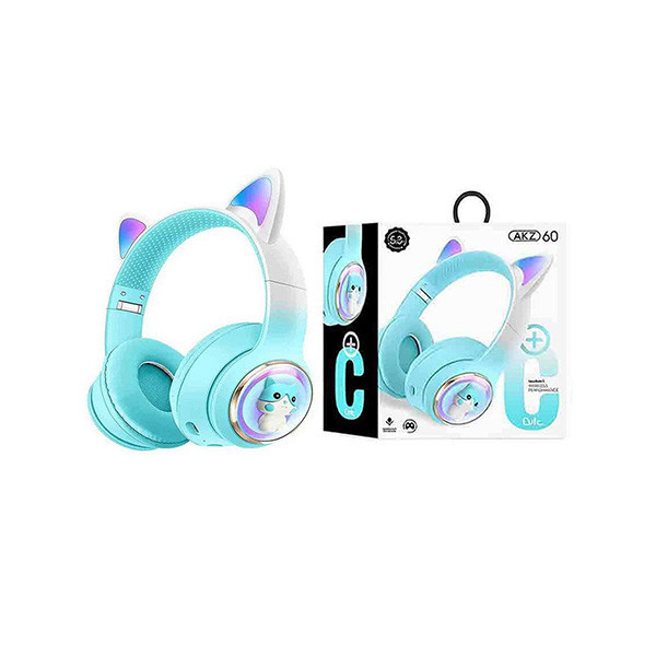 هدست بی سیم مدل گربه ای کد AKZ-60