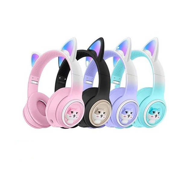 هدست بی سیم مدل گربه ای کد AKZ-60