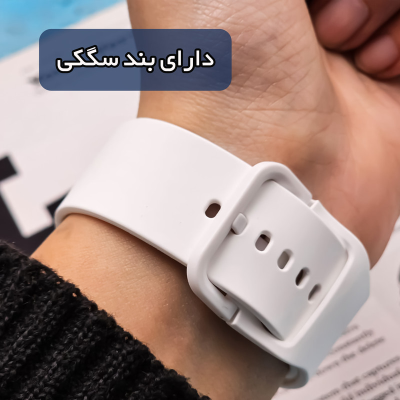 ساعت هوشمند 46 میلی متر وونک مدل Galaxy Watch 8 با بند سیلیکونی
