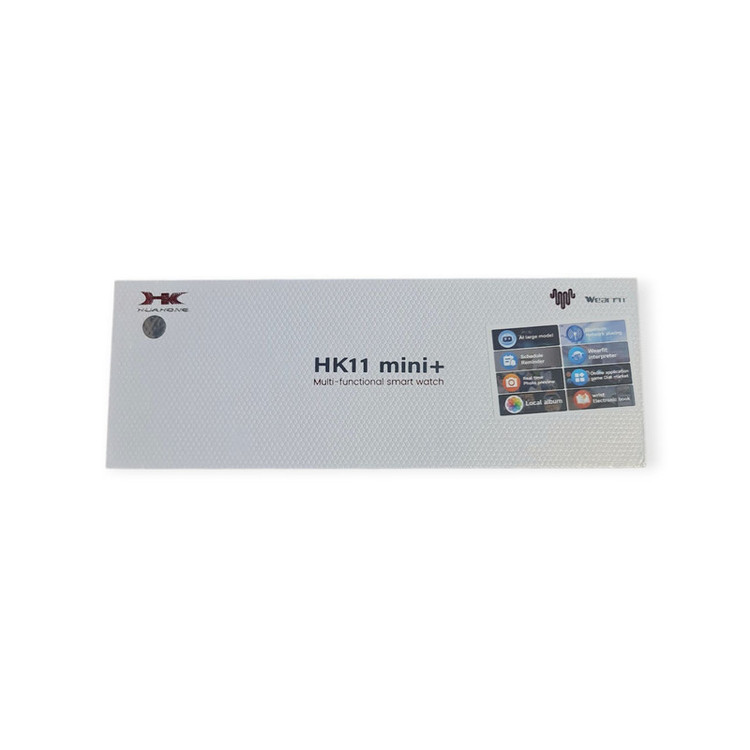 ساعت هوشمند 38 اینچی اچ کا مدل HK11 mini+ plus با بند سیلیکونی