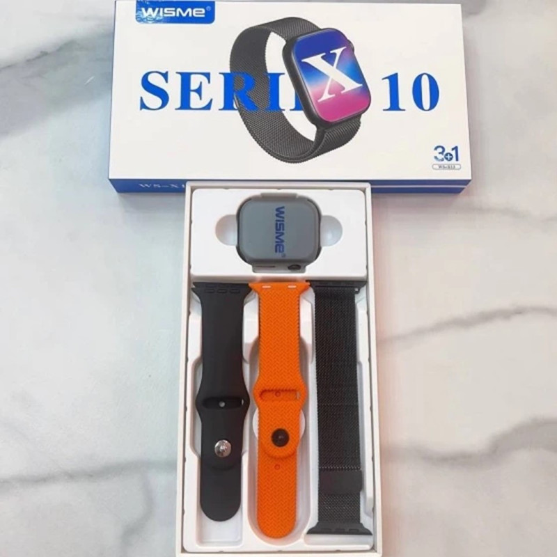 ساعت هوشمند برند ویسمی مدل WS-X13 دارای قابلیت های کنترل موسیقی، شمارنده ضربان قلب، گام شمار، مکالمه از طریق بلوتوث، پشتیبانی از زبان فارسی، قابلیت تغییر طرح ساعت یا تم ، بند سیلیکونی