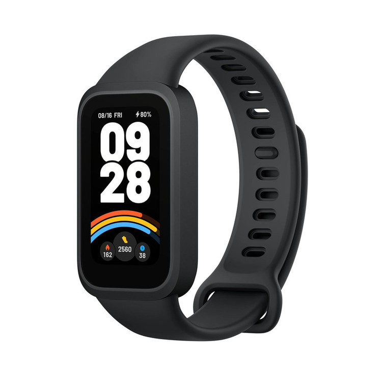 ساعت هوشمند 46 میلیمتری شیائومی مدل Smart Band 9 Active، کنترل موسیقی، کنترل سطح اکسیژن خون، شمارش ضربان قلب، پایش وضعیت خواب، با بند پلاستیکی