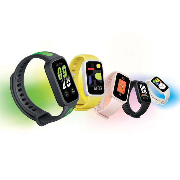ساعت هوشمند 46 میلیمتری شیائومی مدل Smart Band 9 Active، کنترل موسیقی، کنترل سطح اکسیژن خون، شمارش ضربان قلب، پایش وضعیت خواب، با بند پلاستیکی
