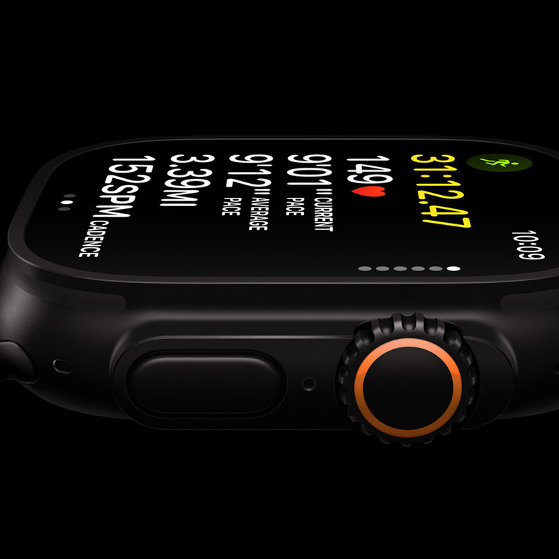 ساعت هوشمند 49 میلی متری اپل مدل Ultra 3 Black Titanium Case با بند Alpine