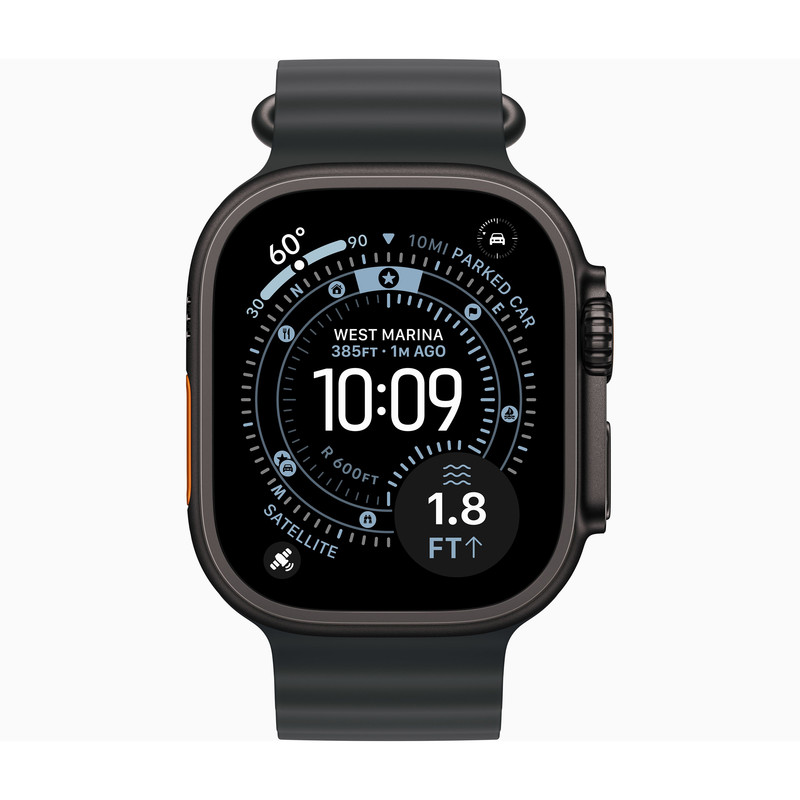 ساعت هوشمند 49 میلی متری اپل مدل Ultra 3 Black Titanium Case با بند Alpine
