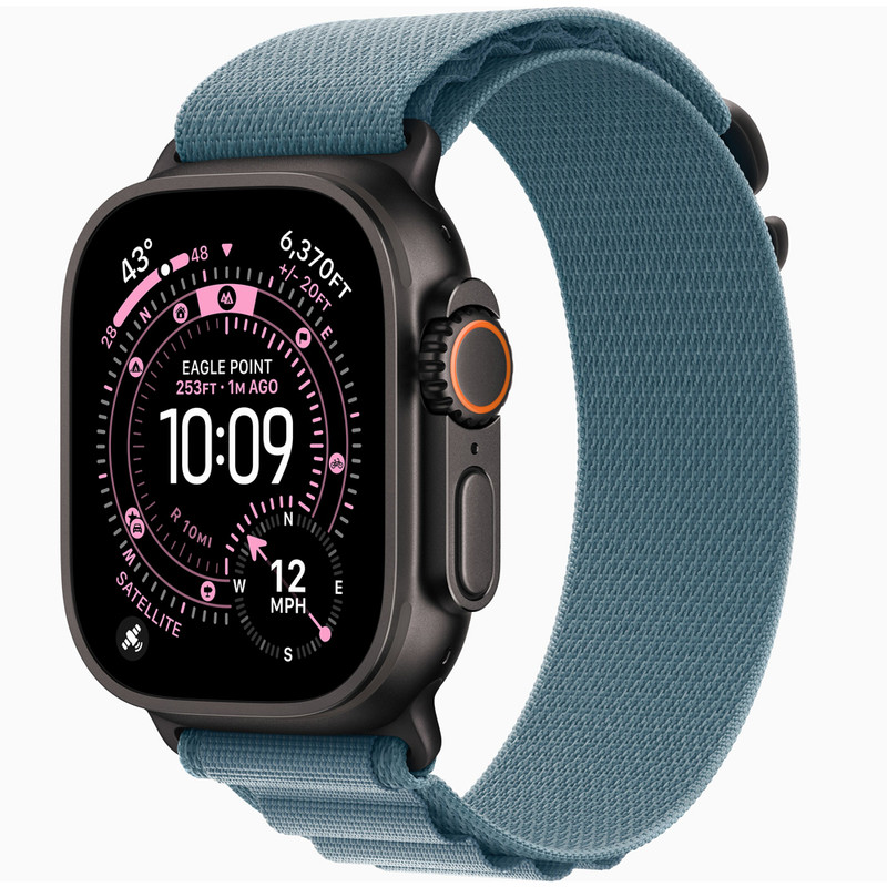 ساعت هوشمند 49 میلی متری اپل مدل Ultra 3 Black Titanium Case با بند Alpine