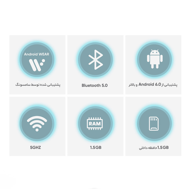 ساعت هوشمند 44 میلیمتری سامسونگ مدل Galaxy Watch4 با بند سیلیکونی