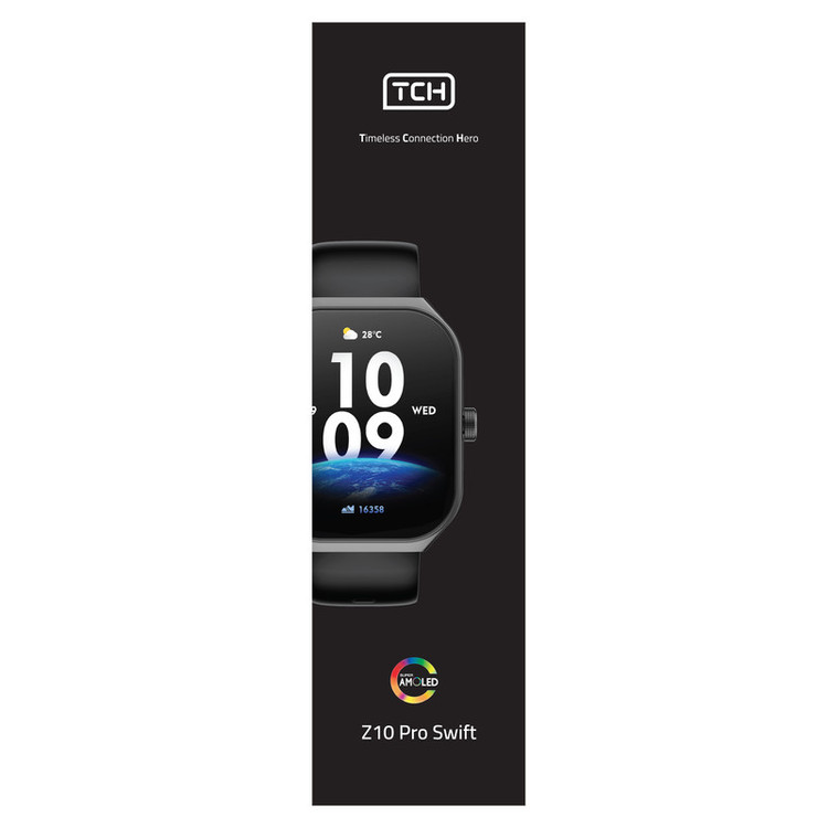 ساعت هوشمند 49 میلی متری تی سی اچ مدل Z10 Pro Swift با بند سیلیکونی