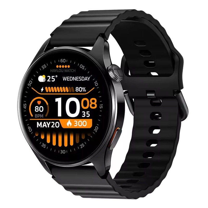 ساعت هوشمند 47 میلیمتری هایلو مدل Watch 4S با بند سیلیکونی
