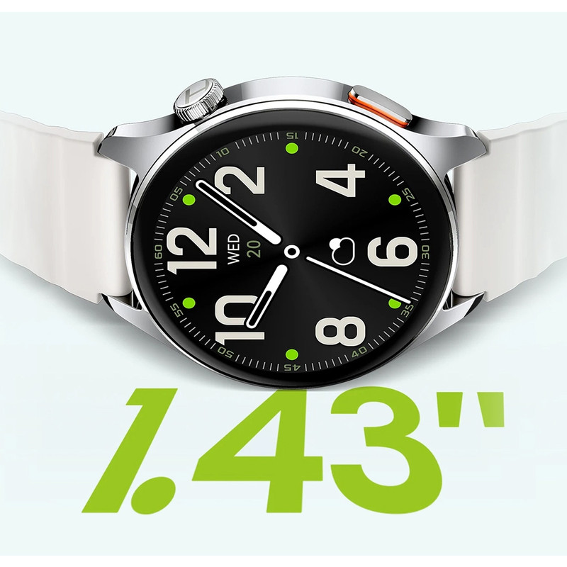 ساعت هوشمند 47 میلیمتری هایلو مدل Watch 4S با بند سیلیکونی