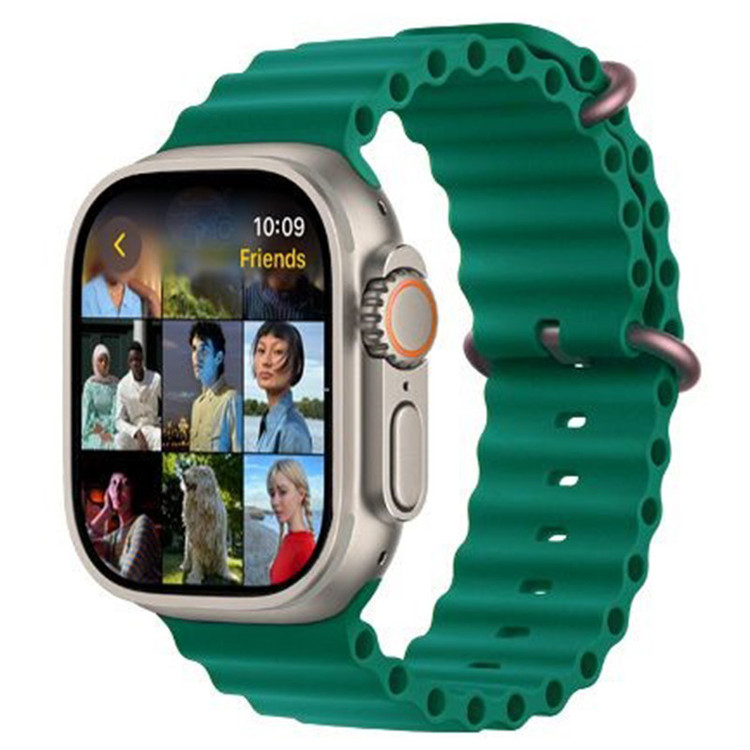 ساعت هوشمند مدل HK9 ULTRA 2 MAX دارای قابلیت های صفحه نمایش رنگی، صفحه نمایش لمسی، کنترل موسیقی (Music Player)، کنترل سطح اکسیژن خون، قابلیت مکالمه از طریق بلوتوث، پشتیبانی از زبان فارسی در منو و سیستمعامل بند سیلیکون