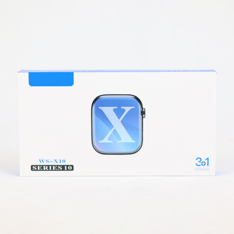 ساعت هوشمند دبلیو اِس مدل WS-X10 دارای قابلیت های صفحه همیشه روشن (Always-on Display)، کنترل موسیقی (Music Player) بند سیلیکون