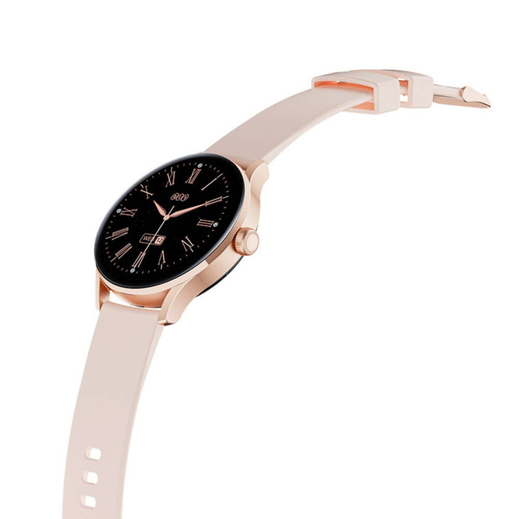 ساعت هوشمند کیو سی وای مدل MSU WATCH ELITE PUNCHING دارای قابلیت های صفحه نمایش رنگی، صفحه نمایش لمسی، کنترل موسیقی (Music Player)، قابلیت مکالمه از طریق بلوتوث بند سیلیکون