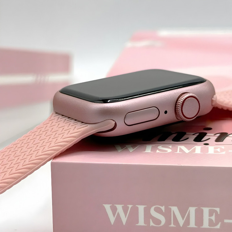 ساعت هوشمند 41 میلی متری ویسمی مدل X33 MINI با بند فلزی به همراه هدفون
