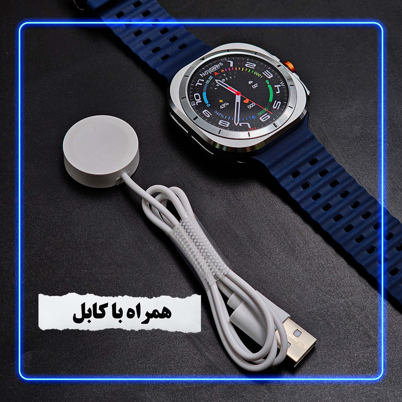 ساعت هوشمند 47 میلی متر وونک مدل VS1 با بند سلیکون
