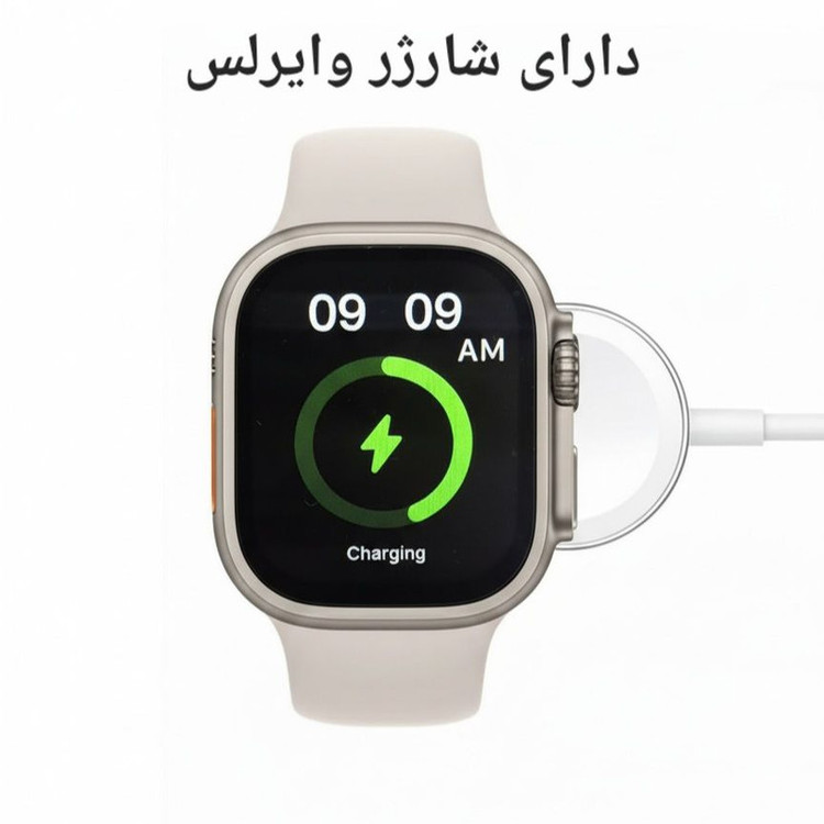 ساعت هوشمند 49 میلی متری مفیت پلاس مدل ME07 با 2 بند سیلیکونی