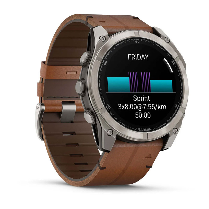 ساعت هوشمند گارمین مدل Fenix 8 - 51mm AMOLED، مناسب برای ورزش، روزمره، دارای قابلیتهای صفحه نمایش رنگی، کنترل موسیقی، کنترل سطح اکسیژن خون، بند سیلیکونی، فناوری GPS، با حافظه داخلی 32 گیگابایت