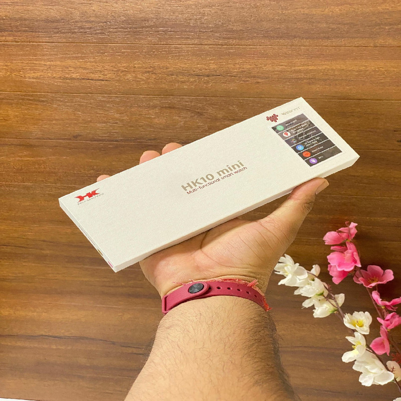 ساعت هوشمند 41 میلی متری ویرفیت مدل HK10 mini با دو بند سیلیکونی