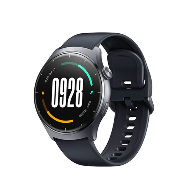 ساعت هوشمند میبرو مدل Watch Lite 3 مناسب برای ورزش، روزمره، رسمی، دارای قابلیتهای صفحه نمایش رنگی و لمسی، قابلیت مکالمه از طریق بلوتوث، بند چرم، فرم صفحه دایره